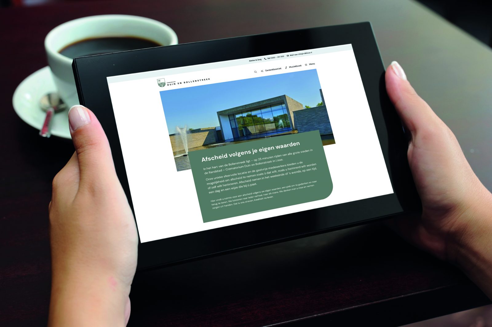 Een nieuwe website