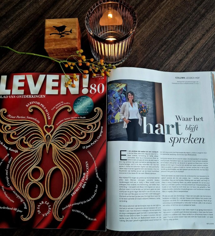 Column in magazine Leven